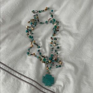 Turquoise Beaded Necklace